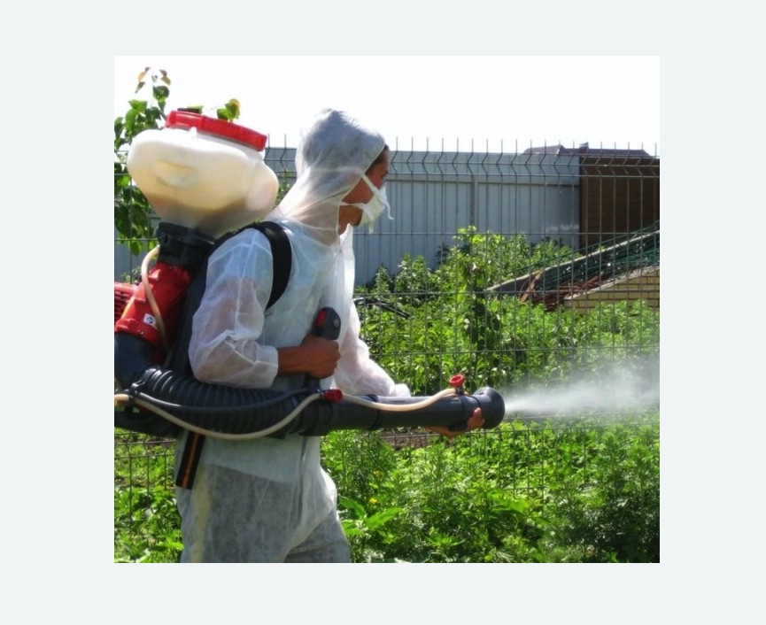 Акарицидная обработка территории в Красноуральске